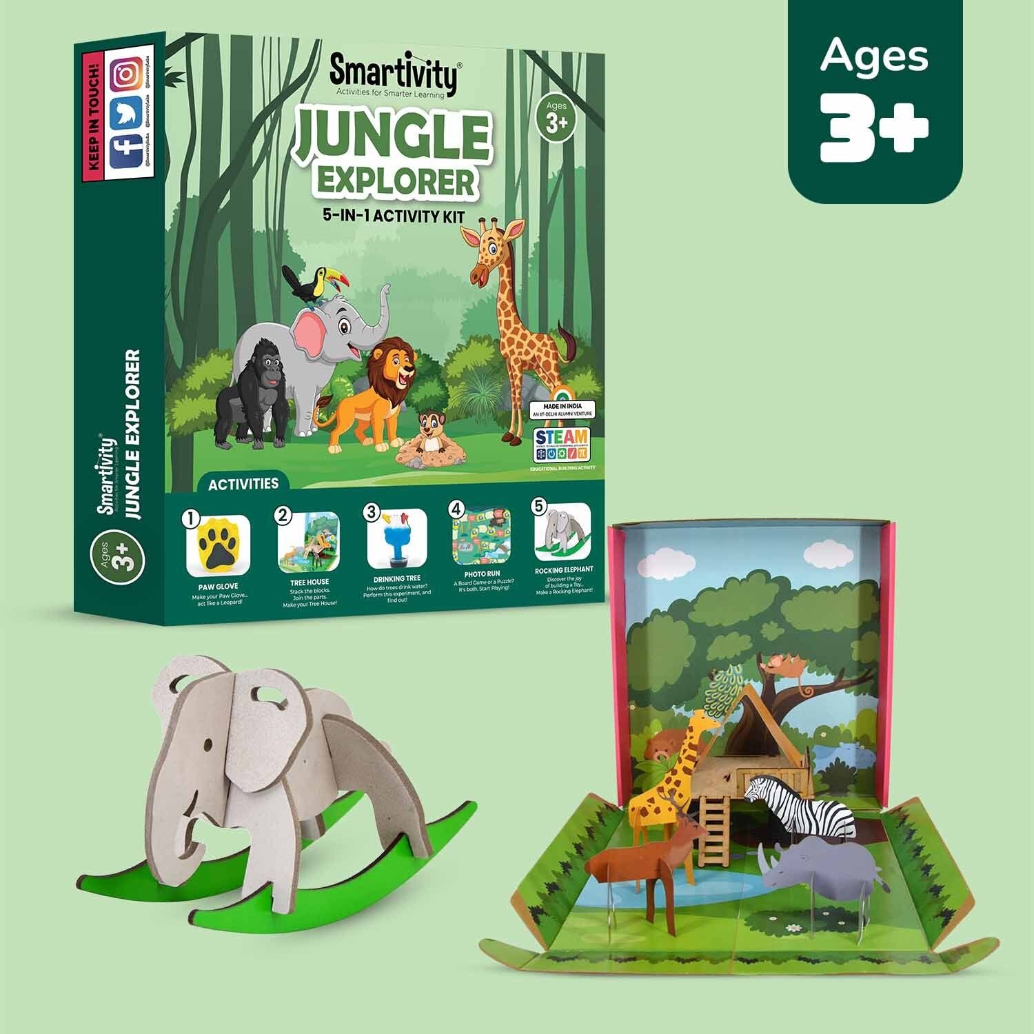 Jungle　for　Kit　Activity　Explorer　Learning　in　Kids