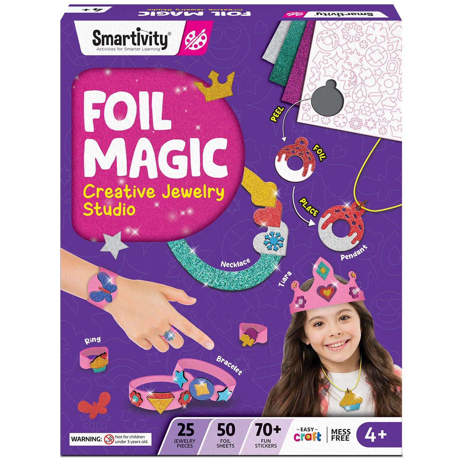 Foil Magic - Creative Jewelry Studio | 4-8 years | DIY Activity Kit