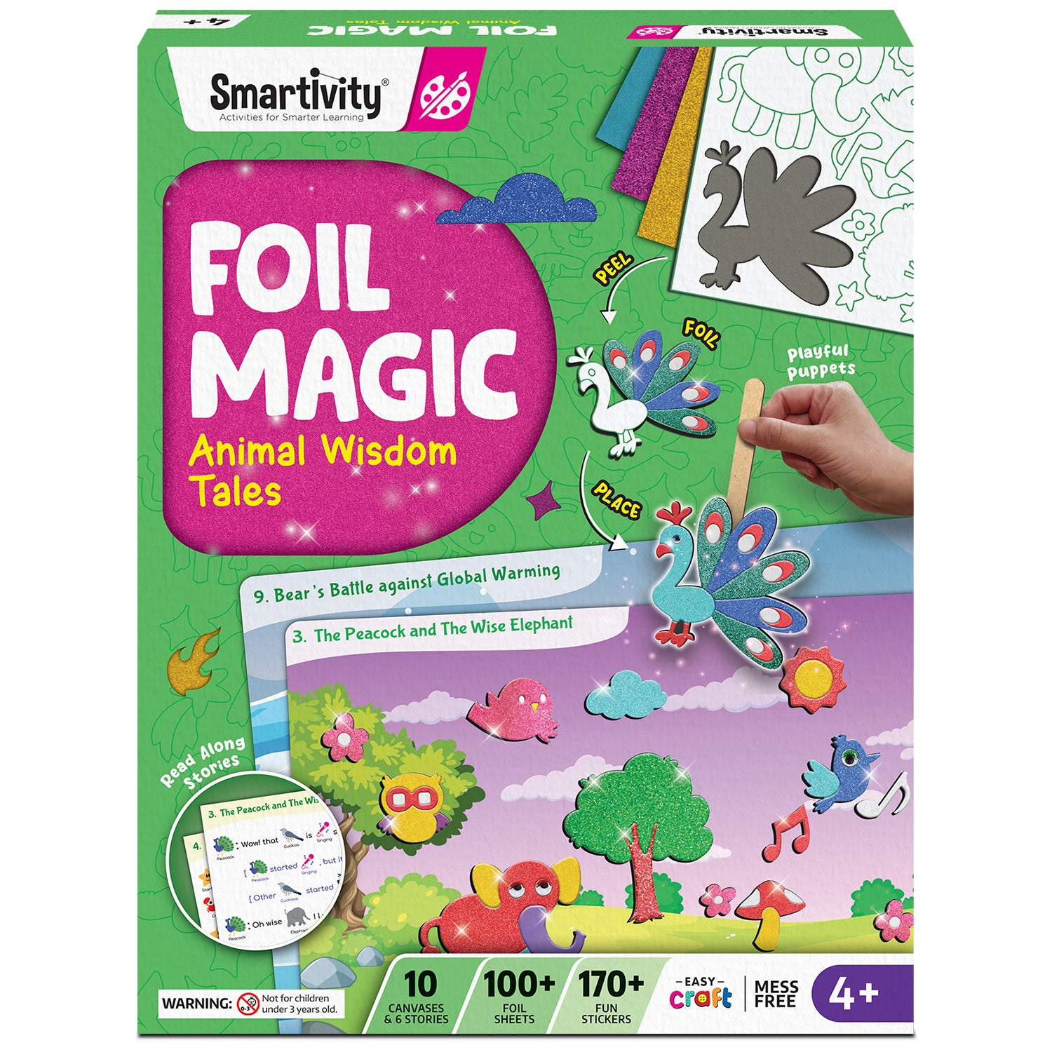 Foil Magic - Animal Wisdom Tales | 4-8 years | DIY Activity Kit