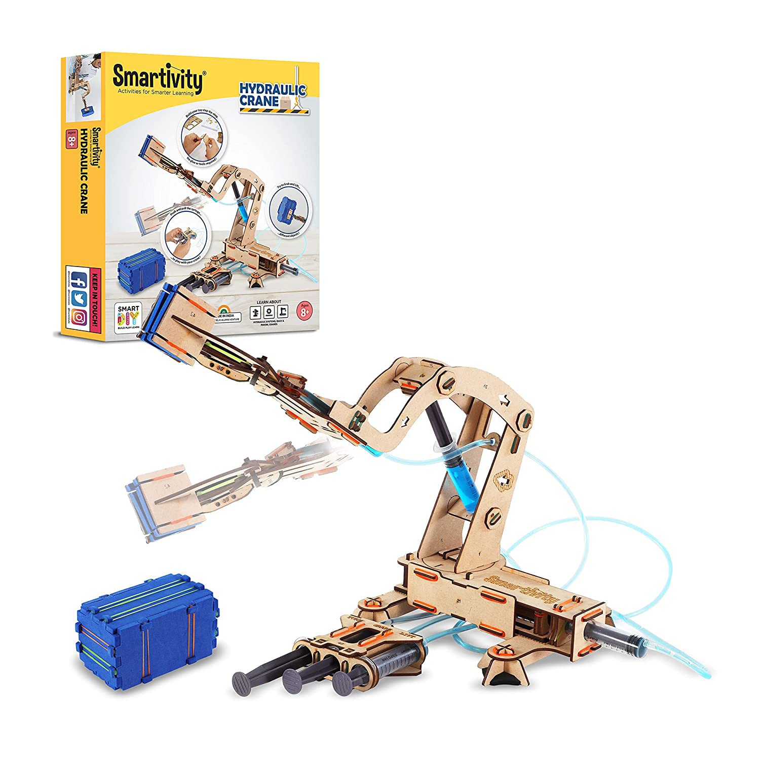 Buy Hydraulic Crane Toy Online - Best DIY STEAM Toys