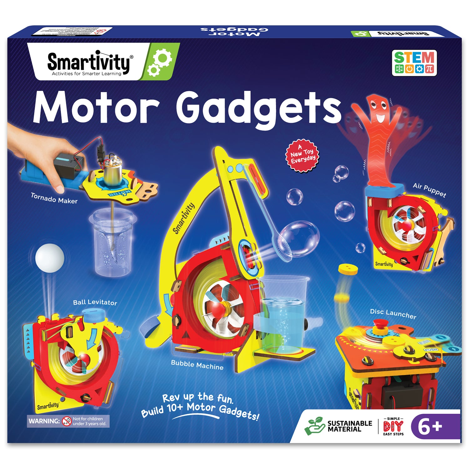 Motor Gadgets | 6 - 14 years | DIY STEM Construction Toy