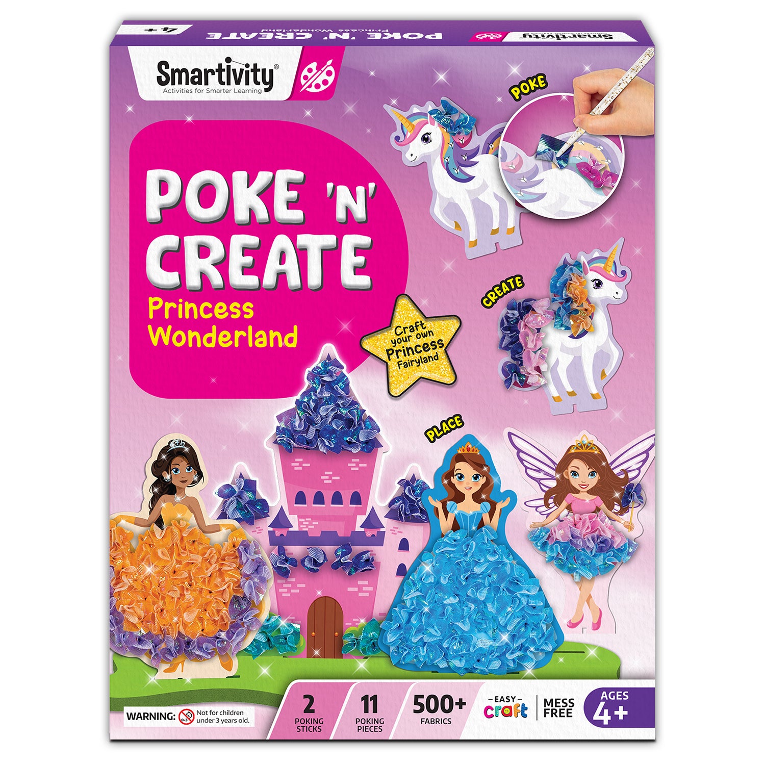 POKE 'N' CREATE - Princess Wonderland  | 4-8 years | DIY CRAFT KIT