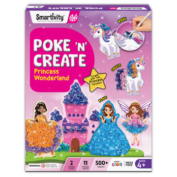 POKE 'N' CREATE - Princess Wonderland  | 4-8 years | DIY CRAFT KIT